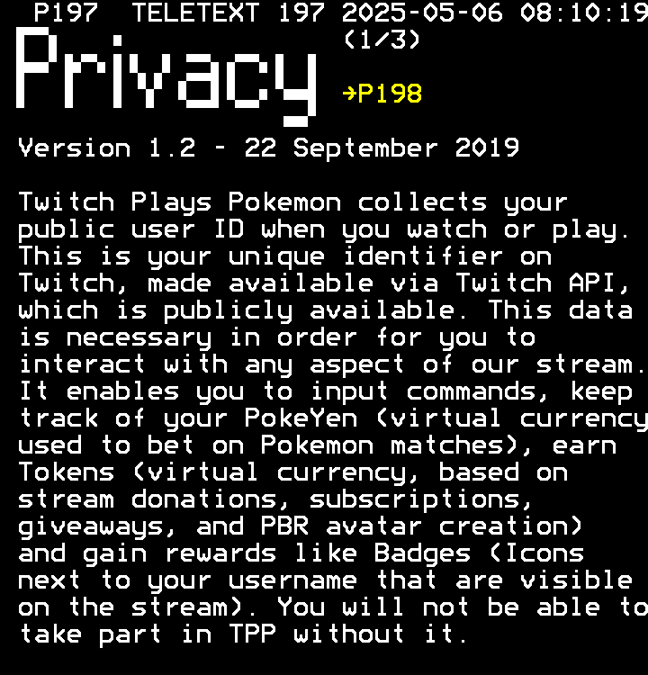 P197: privacy 1