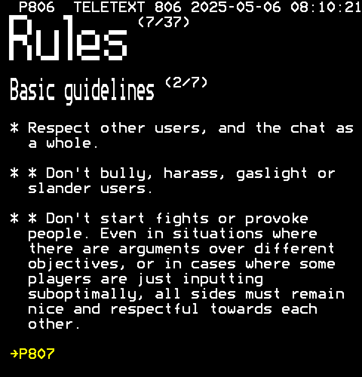 P806: rules