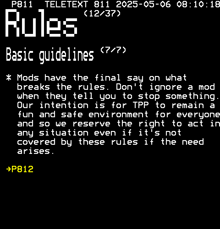 P811: rules