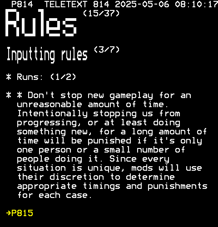 P814: rules