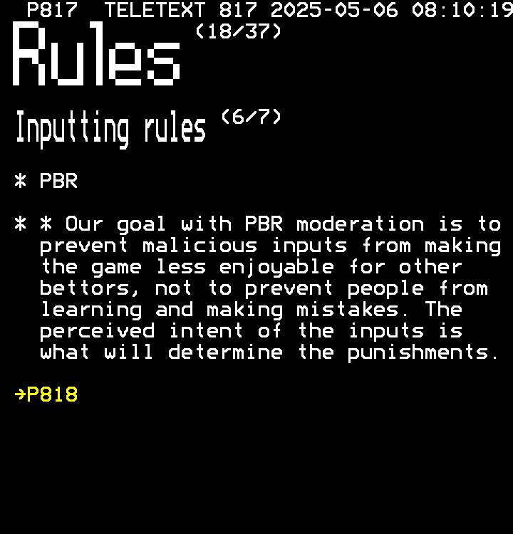 P817: rules