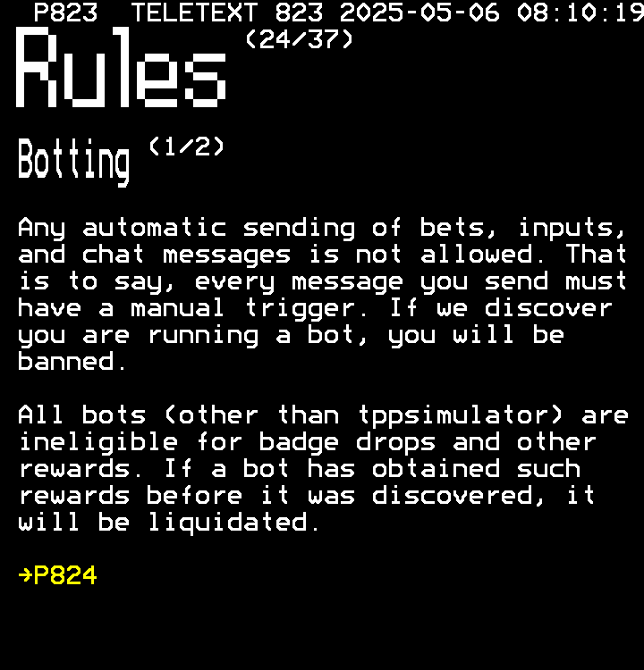 P823: rules