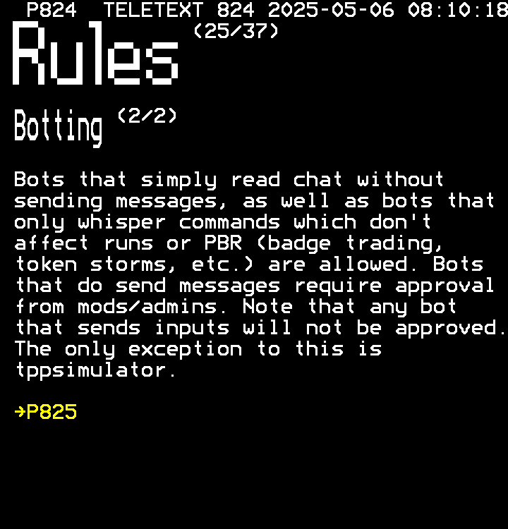 P824: rules