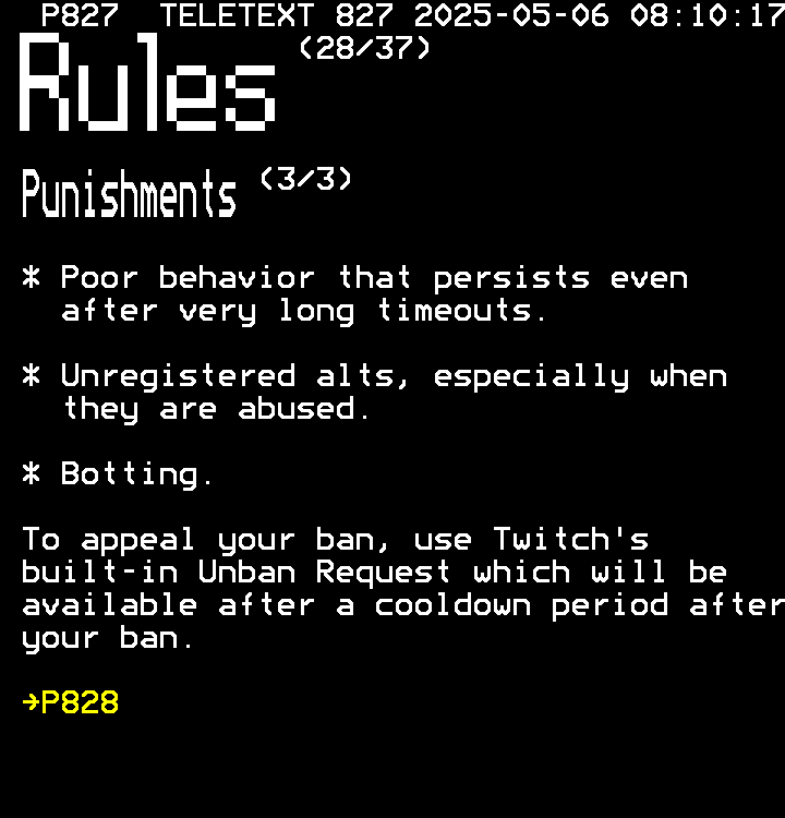 P827: rules