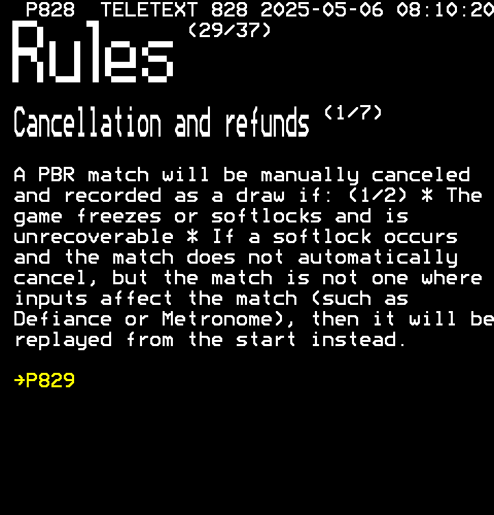 P828: rules