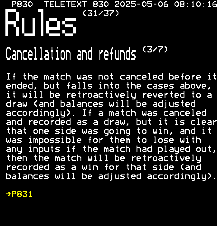 P830: rules